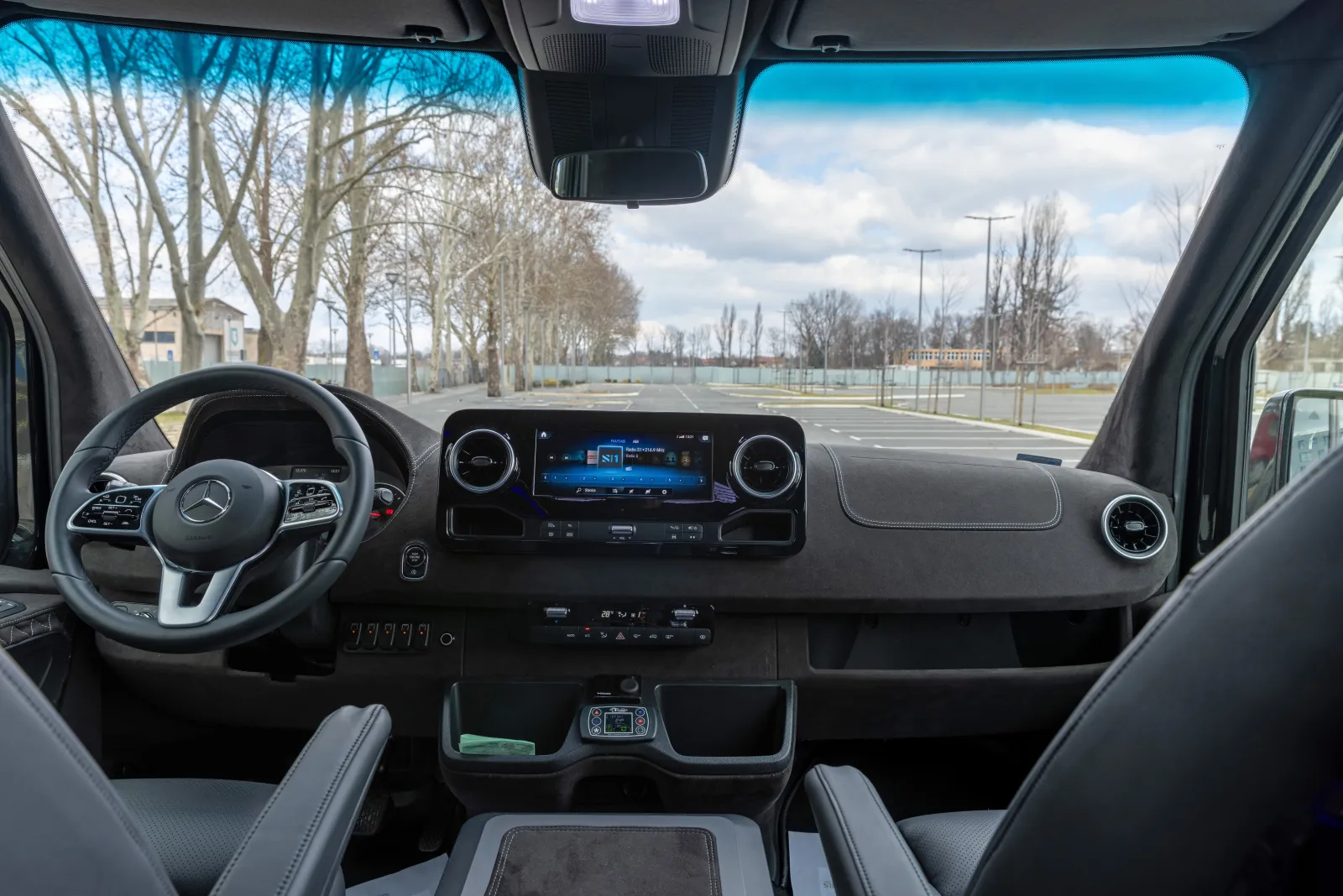 Mercedes-Benz Sprinter interior detail